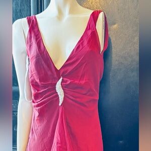 Milano Red ruffle dress